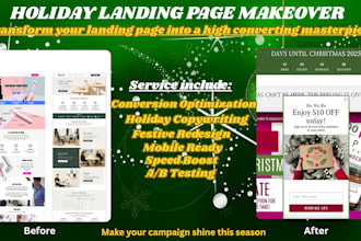 give your landing page a stunning holiday make over that boosts sales