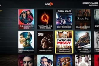 develop iptv app with xciptv, epg, multi device, and admin panel