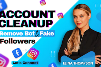 remove fake, bot, inactive, ghost followers on instagram facebook