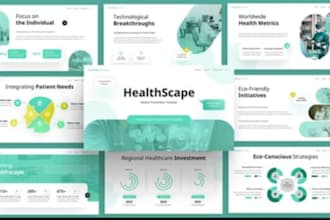 design medical powerpoint pharmaceutical health care research presentation slide