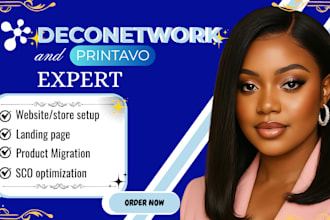 design customize and launch your deconetwork store for print shop using printavo