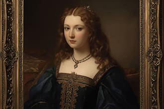do renaissance art oil painting digital portrait