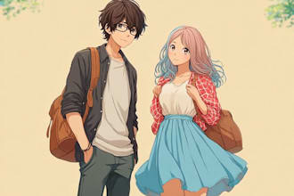 draw romantic couples art