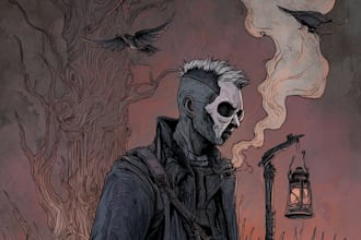 make a dark horror and fantasy horror character