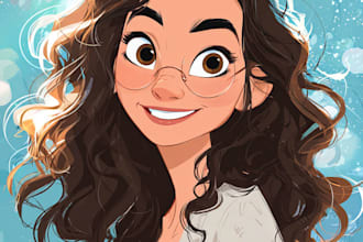 do disney cartoon portrait