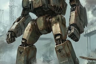high quality robot, mecha concepts
