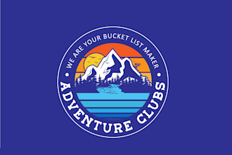 design tour travel adventure tourism logo