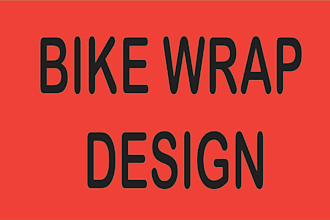 create decal design for your motorcycle wrap design and bike wraps design