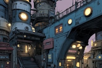create your cyberpunk city digital art futuristic cityscapes