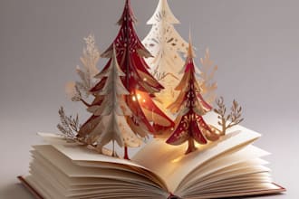 christmas children book illustration bible illustration