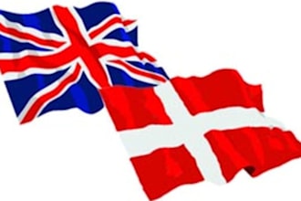 translate any text from English to Danish and vice versa