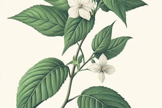 paint watercolor flowers and botanical illustrations