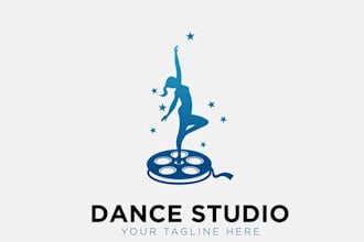 design high quality dance studio logo for your business