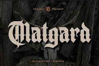 write anything in gothic blackletter calligraphy hand lettering styles