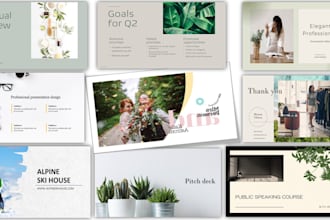 create professional and modern power point presentation