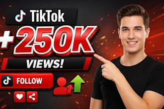 do organic tiktok video 250k views to grow your profile