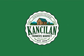 design an awesome kancilan farmers logo in very short time