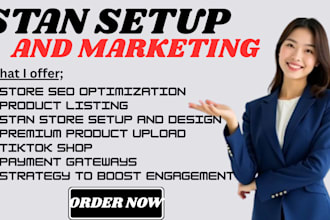 setup stan store  stan store marketing and design payhip gumroad beacons ai shop