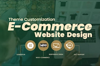 design custom woocommerce store and professional online shop design