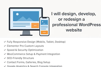 design a wordpress website