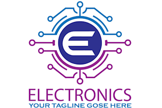 do create electronics logo design with unlimited review