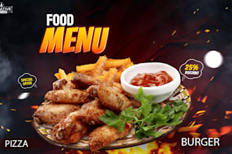 design food menu restaurant menu and digital menu