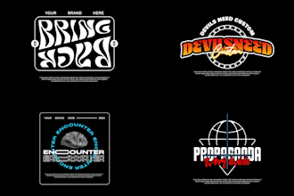 create professional streetwear logo design