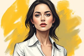 do a vector portrait for you