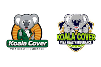 design modern koala logo