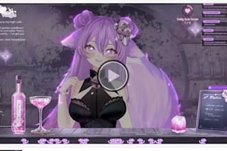 do 2d furry vtuber avatar model and live2d rigging, pngtuber twitch streaming