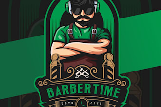 design unique barber and beauty saloon logo