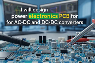 design power electronics pcb for ac dc and dc dc converters