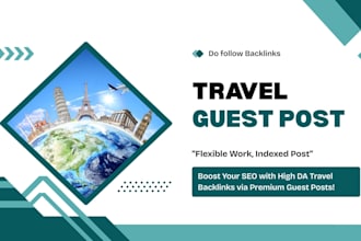 do guest post travel with high da travel backlinks on blog sites