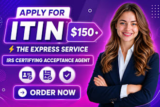 apply for individual taxpayer identification number itin application as caa