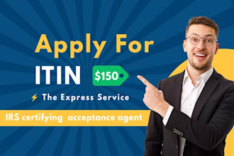 apply for individual taxpayer identification number itin application as caa