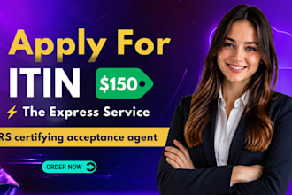 apply for individual taxpayer identification number itin application as caa