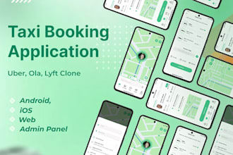 professional taxi booking app design, development uber, ola