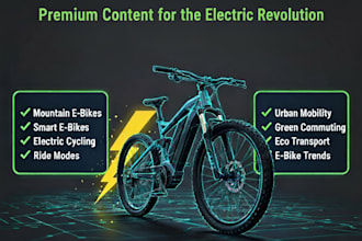 write SEO optimized content for your ebike or ev website