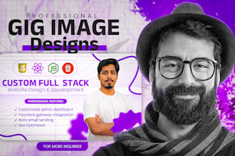 design clickable fiverr gig image or youtube thumbnail