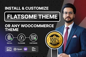 customize flatsome, porto, woodmart, and other woocommerce themes