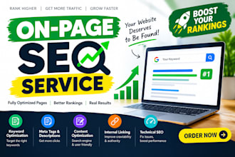 do on page SEO service to optimize website