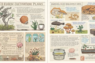 create detailed mushroom farming plans with step by step cultivation processes