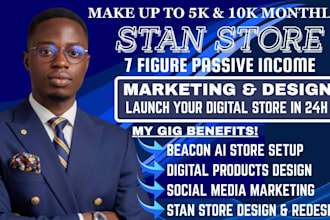 setup stan store, beacons ai , store marketing and promotion