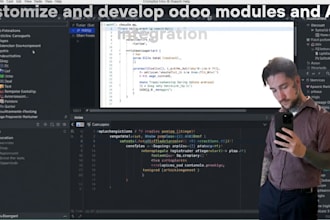 customize and develop odoo modules and API integration