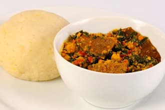cook a yam and egusi soap for you