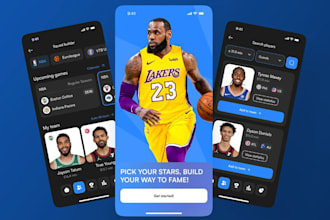 build fantasy sport app sport bet app fantasy website tournament website