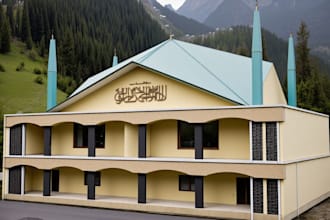 design realistic 3d front elevation