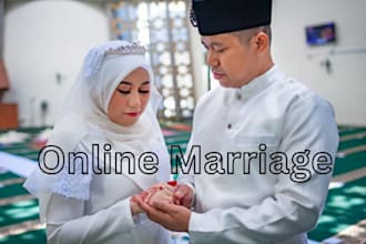 get you married virtually, authentic online nikah by qualified imam