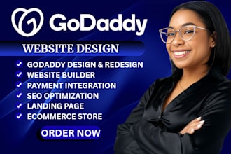 design or redesign godaddy website