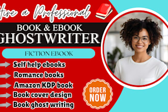 ghostwrite, amazon KDP ebook, ebook writing, self help ebook
